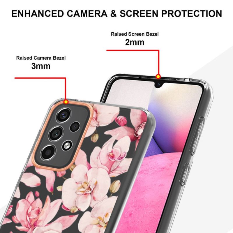 Cover Samsung Galaxy A33 5G Sømløs Blomster