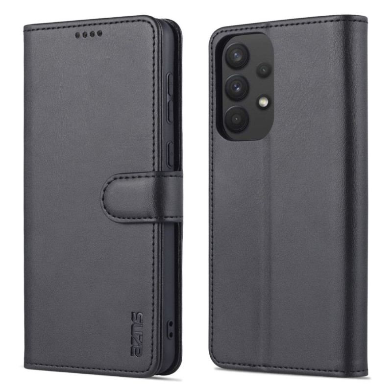 Flip Cover Samsung Galaxy A33 5G Azns Imiteret Læder