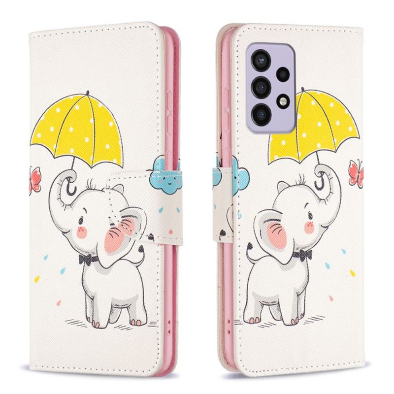 Flip Cover Samsung Galaxy A33 5G Baby Elefant