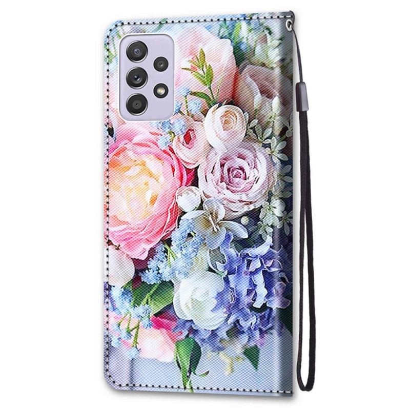 Flip Cover Samsung Galaxy A33 5G Blomster Vidunder