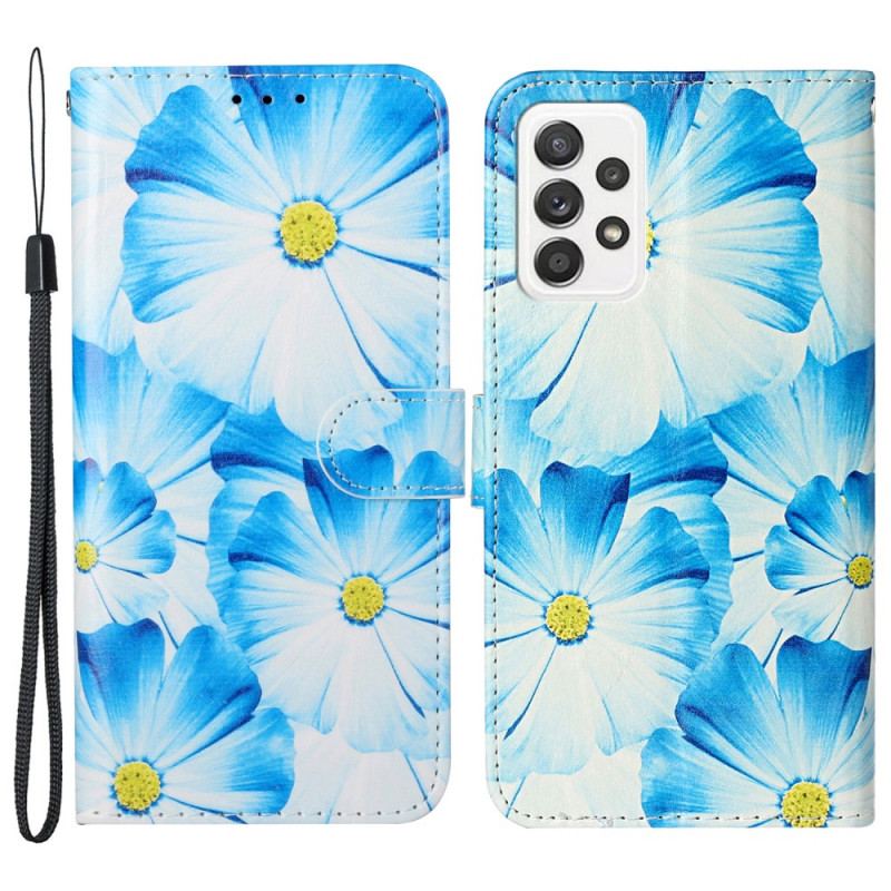 Flip Cover Samsung Galaxy A33 5G Blomsterstilen