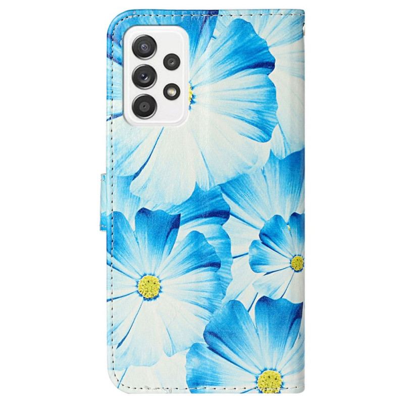 Flip Cover Samsung Galaxy A33 5G Blomsterstilen