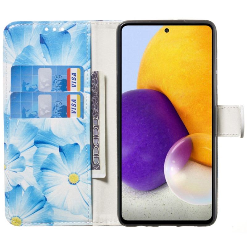 Flip Cover Samsung Galaxy A33 5G Blomsterstilen