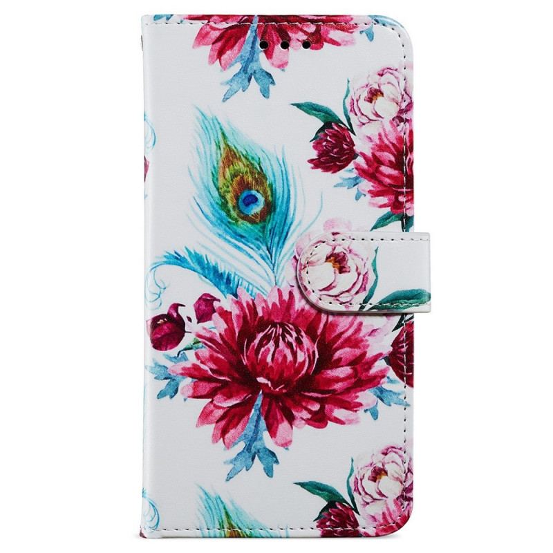 Flip Cover Samsung Galaxy A33 5G Intense Blomster