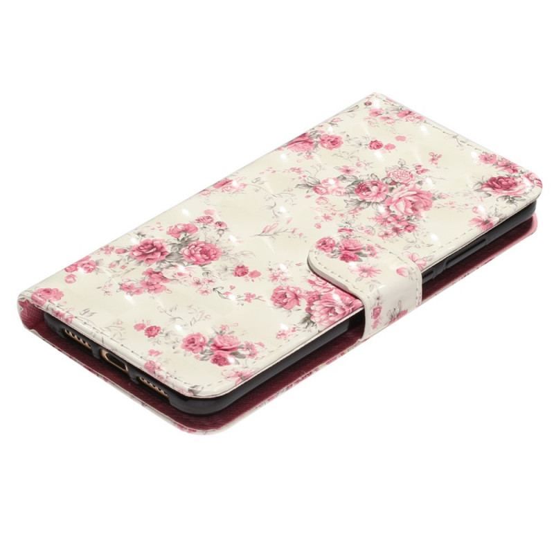 Flip Cover Samsung Galaxy A33 5G Med Snor Rem Liberty Flowers