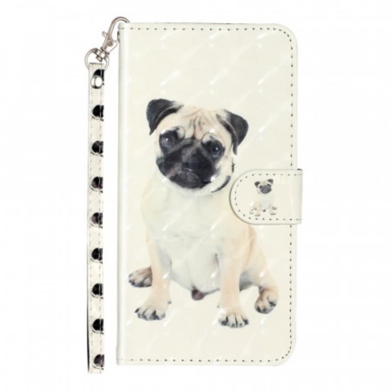 Flip Cover Samsung Galaxy A33 5G Med Snor Thong Hund