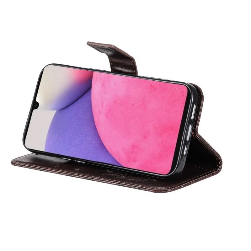 Flip Cover Samsung Galaxy A33 5G Solblomst