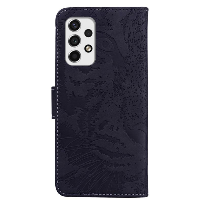 Flip Cover Samsung Galaxy A33 5G Tiger Fodaftryk