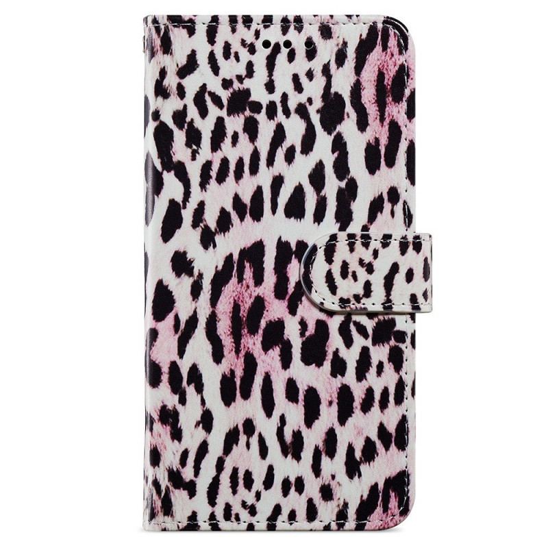 Læder Cover Samsung Galaxy A33 5G Leopard Print