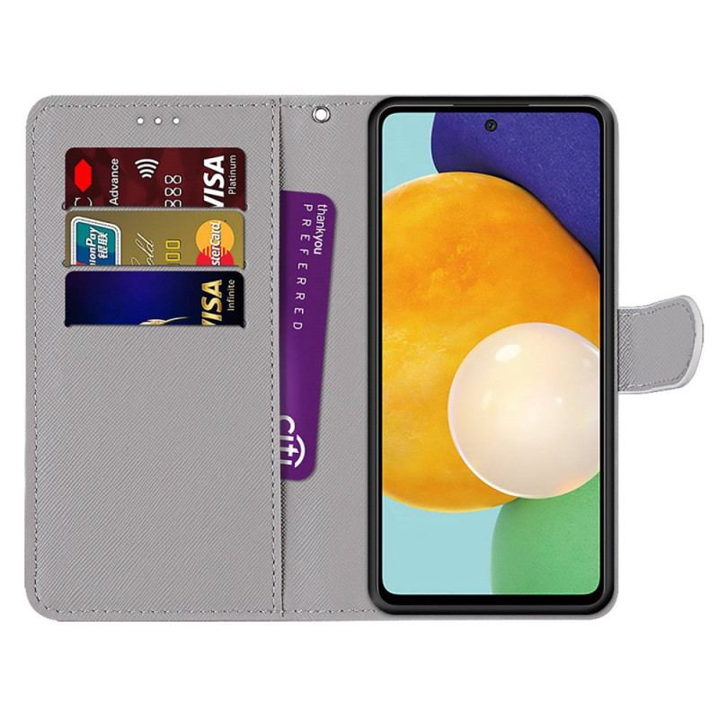 Læder Cover Samsung Galaxy A33 5G Som Maling