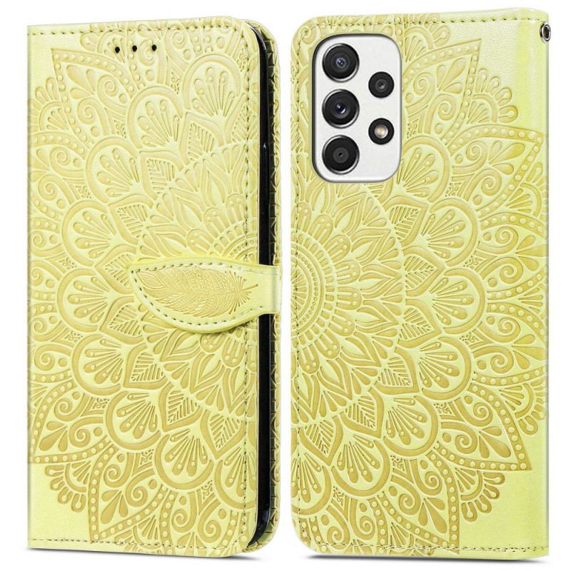 Læder Cover Samsung Galaxy A33 5G Stammeblade