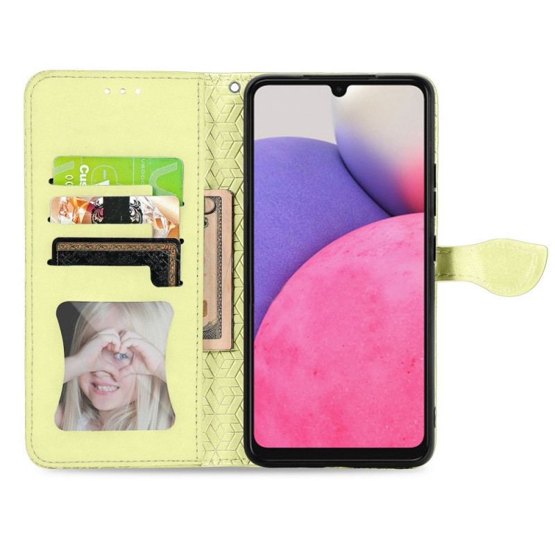 Læder Cover Samsung Galaxy A33 5G Stammeblade