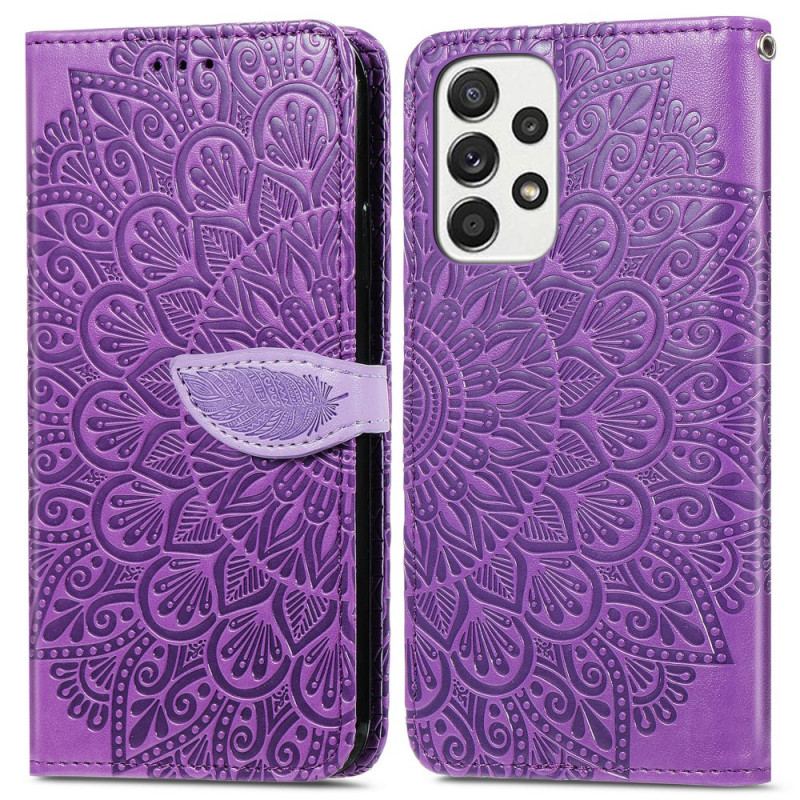 Læder Cover Samsung Galaxy A33 5G Stammeblade