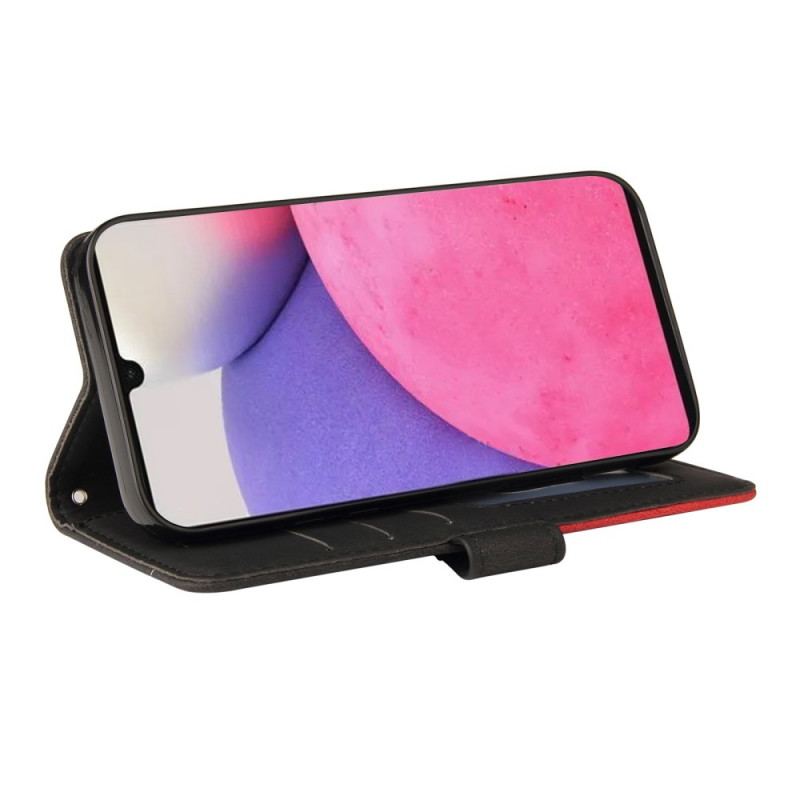 Læder Cover Samsung Galaxy A33 5G To-tonet