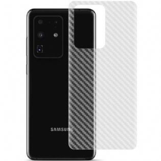 Bagfilm Til Samsung Galaxy S20 Ultra Style Carbon Imak