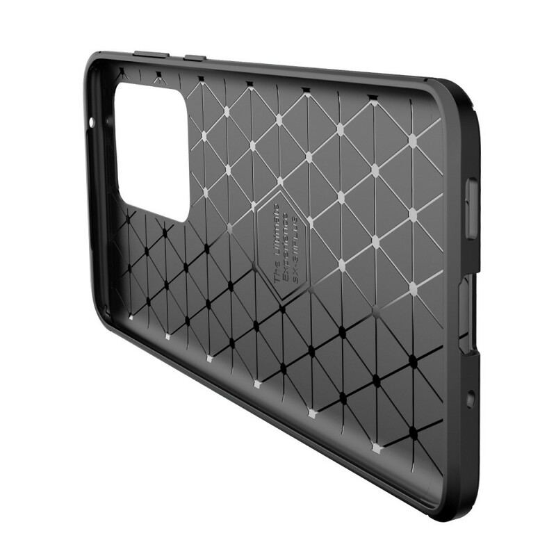 Cover Samsung Galaxy S20 Ultra Fleksibel Kulfibertekstur