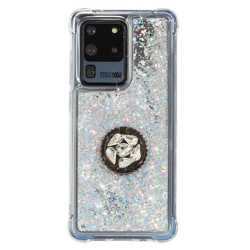 Cover Samsung Galaxy S20 Ultra Glitter Ring-bracket