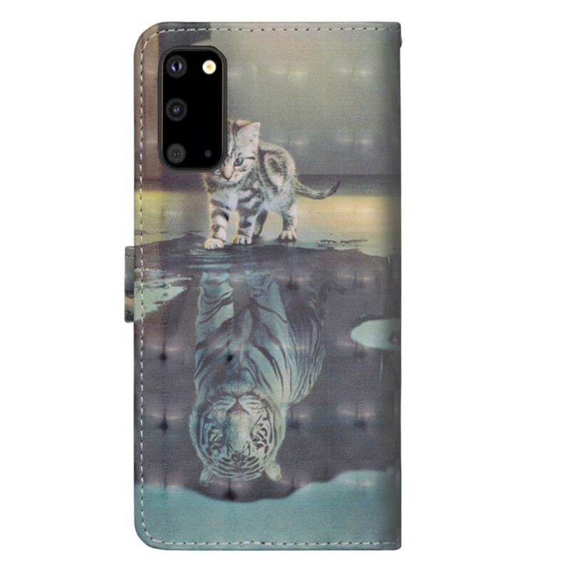 Flip Cover Samsung Galaxy S20 Ultra Ernest The Tiger