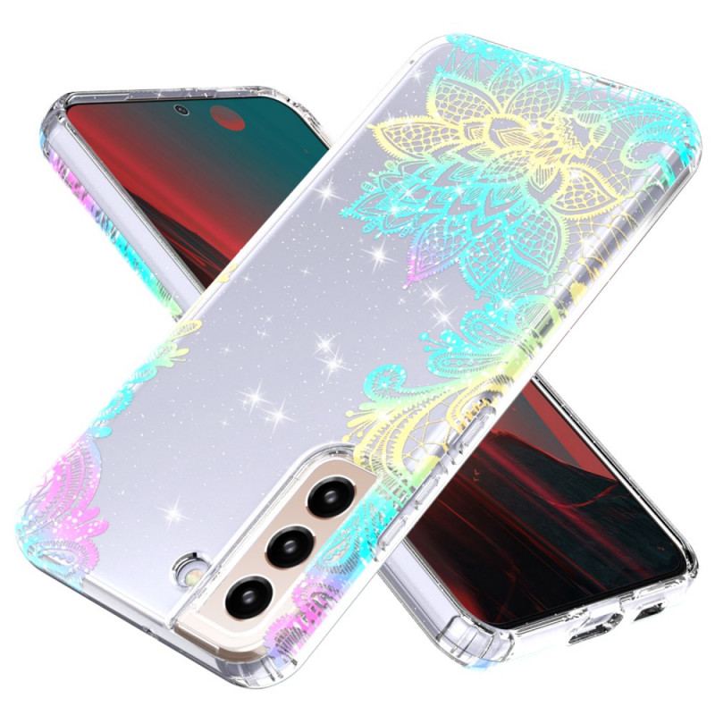 Cover Samsung Galaxy S22 5G Fleksibel Silikone Mandala