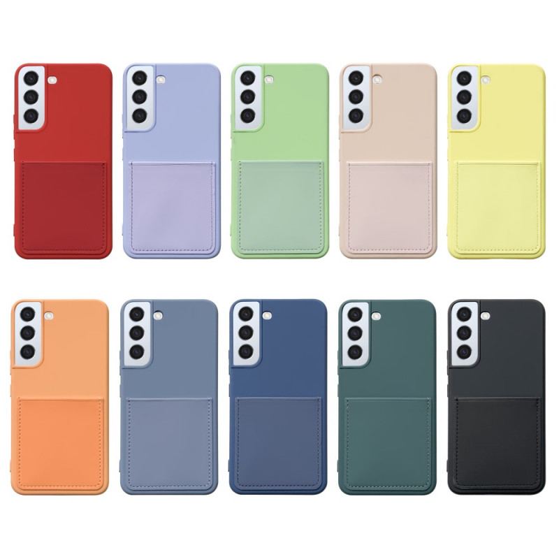 Cover Samsung Galaxy S22 5G Flydende Silikone Kortholder