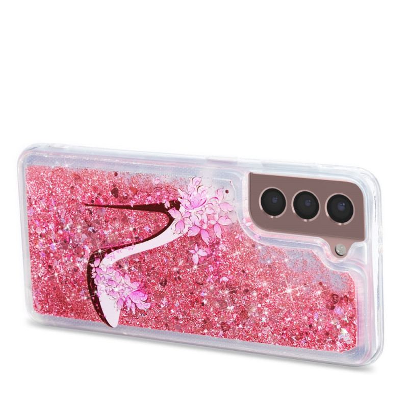 Cover Samsung Galaxy S22 5G Glitter Pumpe