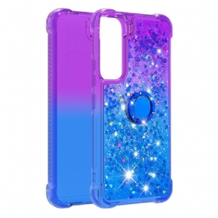 Cover Samsung Galaxy S22 5G Glitter Ring-bracket