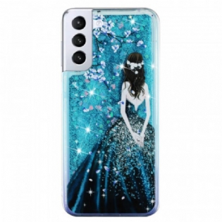 Cover Samsung Galaxy S22 5G Kvinde Pailletter