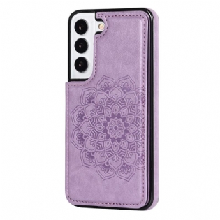 Cover Samsung Galaxy S22 5G Mandala Print Kortholder