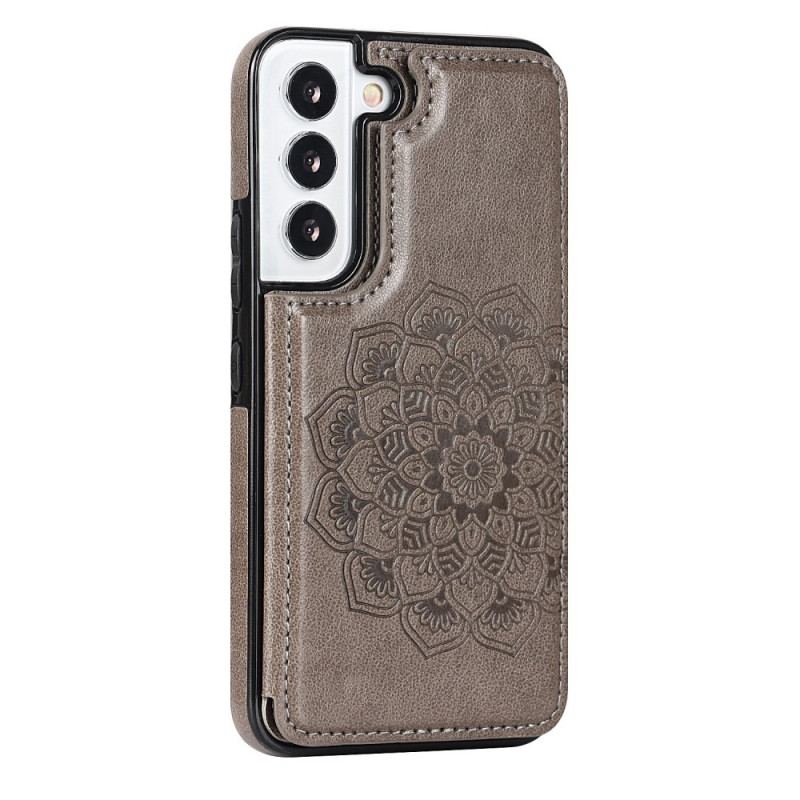 Cover Samsung Galaxy S22 5G Mandala Print Kortholder