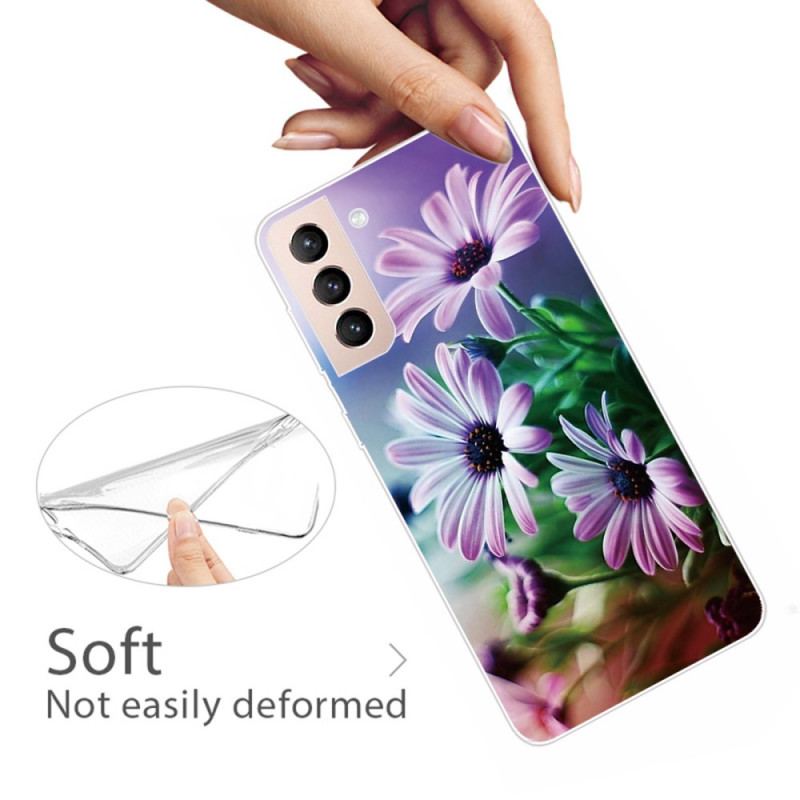 Cover Samsung Galaxy S22 5G Realistiske Blomster