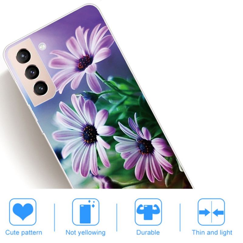 Cover Samsung Galaxy S22 5G Realistiske Blomster