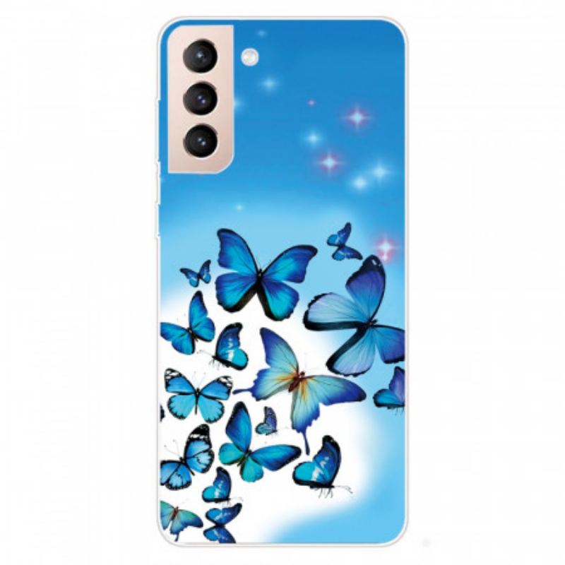 Cover Samsung Galaxy S22 5G Sommerfugle Sommerfugle 2