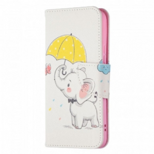 Flip Cover Samsung Galaxy S22 5G Baby Elefant