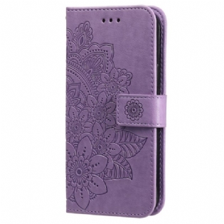 Flip Cover Samsung Galaxy S22 5G Blomster Mandala