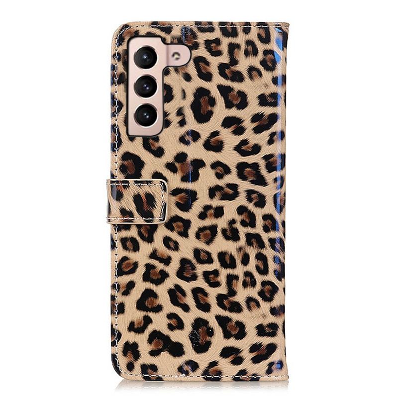 Flip Cover Samsung Galaxy S22 5G Leopard