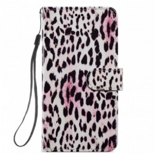 Flip Cover Samsung Galaxy S22 5G Leopard Print