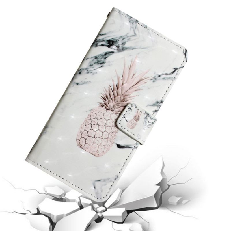 Flip Cover Samsung Galaxy S22 5G Let Plet Ananas