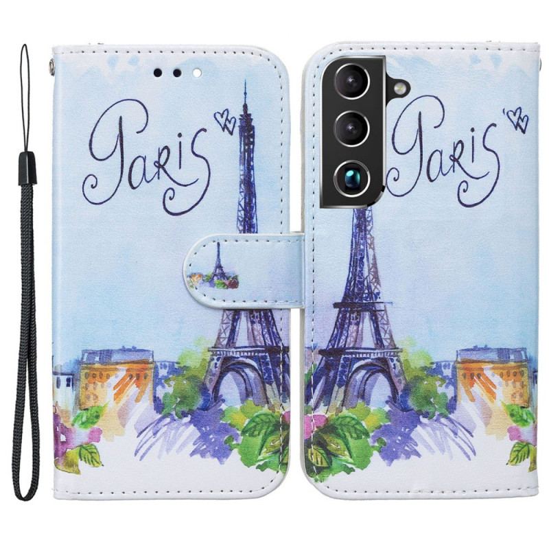 Flip Cover Samsung Galaxy S22 5G Maleri Paris