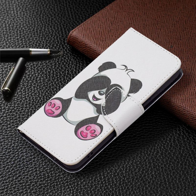 Flip Cover Samsung Galaxy S22 5G Panda Sjov