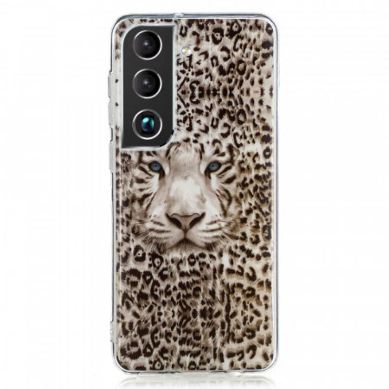 Mobilcover Samsung Galaxy S22 5G Leopard Fluorescerende