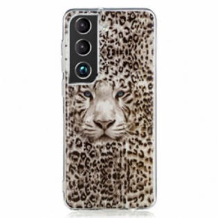 Mobilcover Samsung Galaxy S22 5G Leopard Fluorescerende