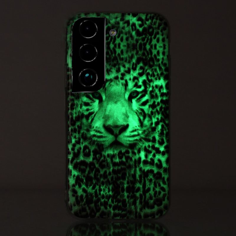 Mobilcover Samsung Galaxy S22 5G Leopard Fluorescerende