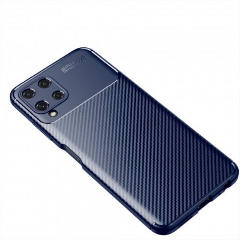 Cover Samsung Galaxy A22 Fleksibel Kulfibertekstur