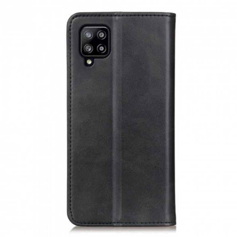 Cover Samsung Galaxy A22 Flip Cover Ægte Split Læder