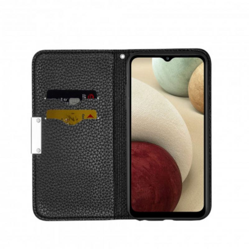 Cover Samsung Galaxy A22 Flip Cover Imiteret Læder Litchi Ultra Chic