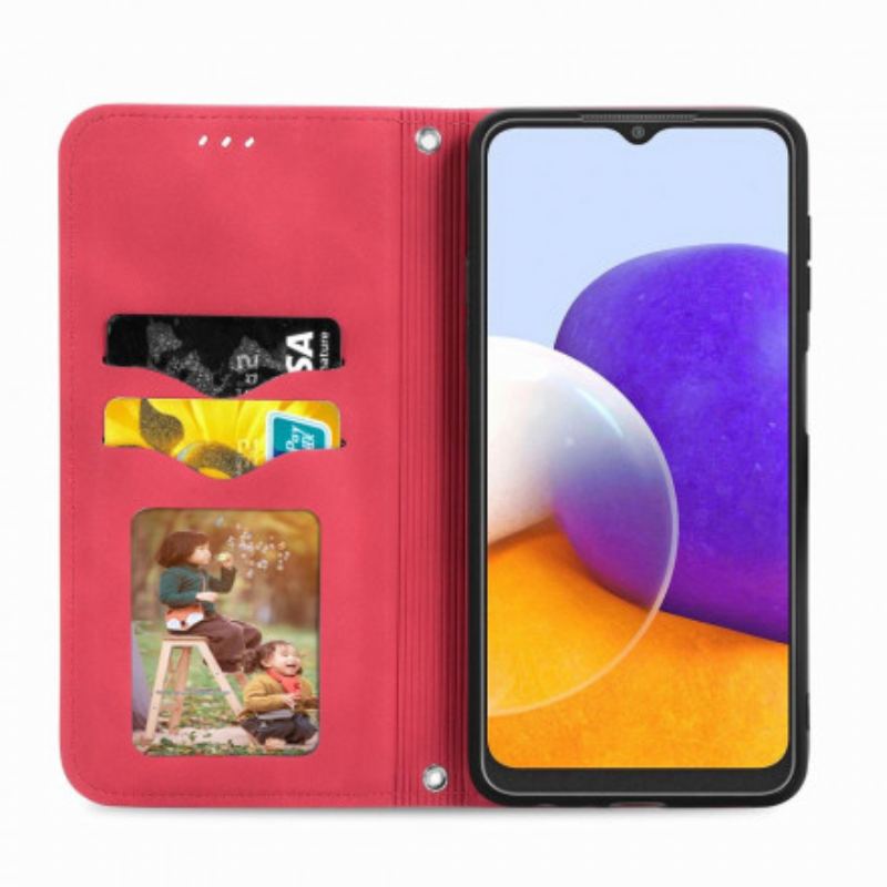 Cover Samsung Galaxy A22 Flip Cover Vintage Kunstlæder