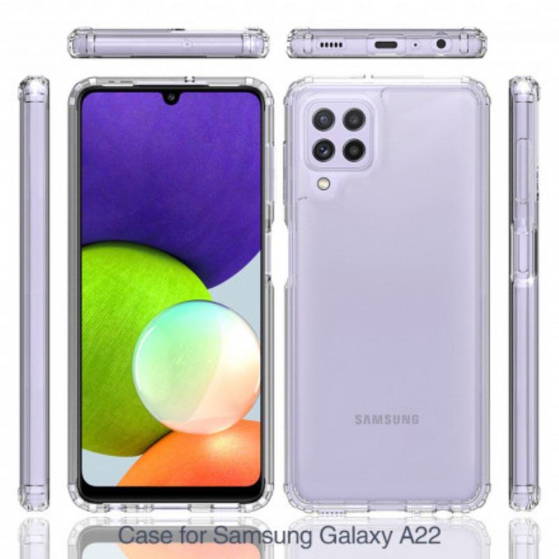 Cover Samsung Galaxy A22 Gennemsigtig Hybrid