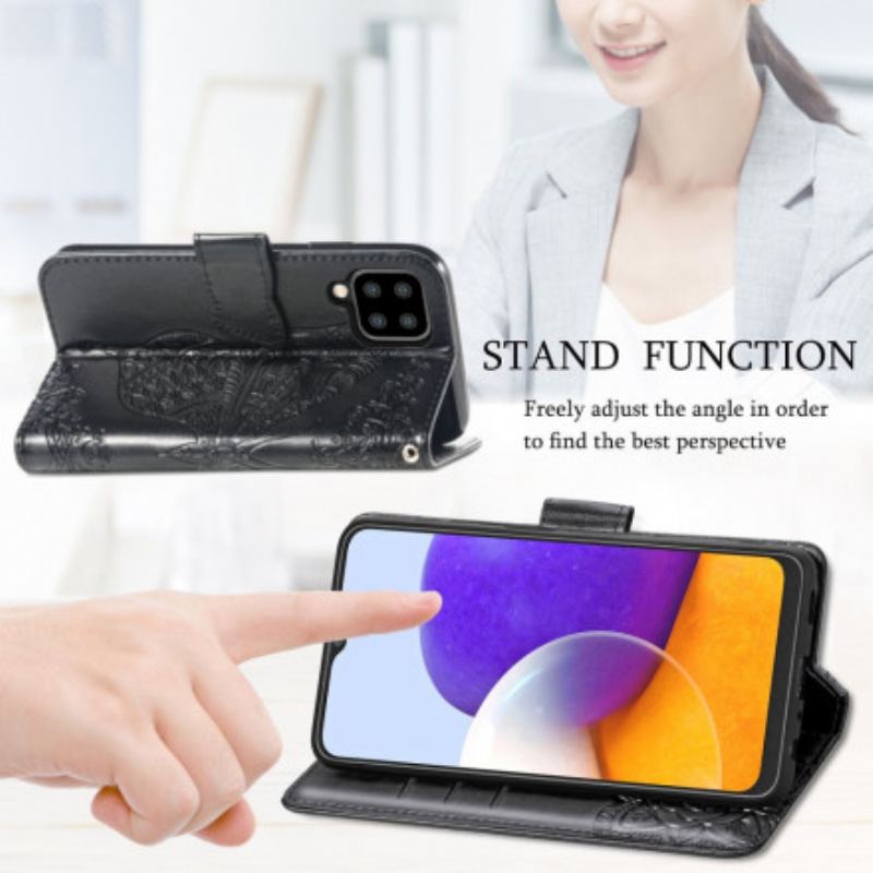 Flip Cover Samsung Galaxy A22 Halve Sommerfugle