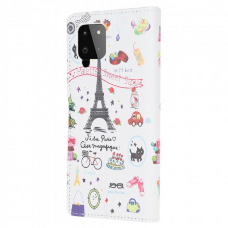 Flip Cover Samsung Galaxy A22 Jeg Elsker Paris