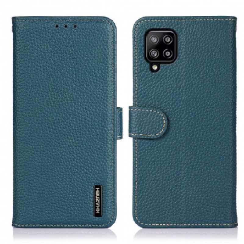 Flip Cover Samsung Galaxy A22 Khazneh Litchi Læder